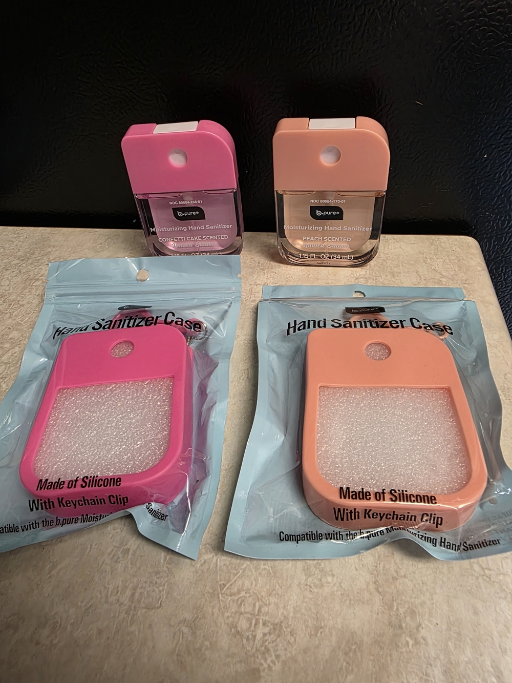 B.Pure Hand Sanitizer Confetti Cake & Peach Scented